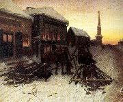 Perov, Vasily The Last Tavern at the City Gates oil painting picture wholesale